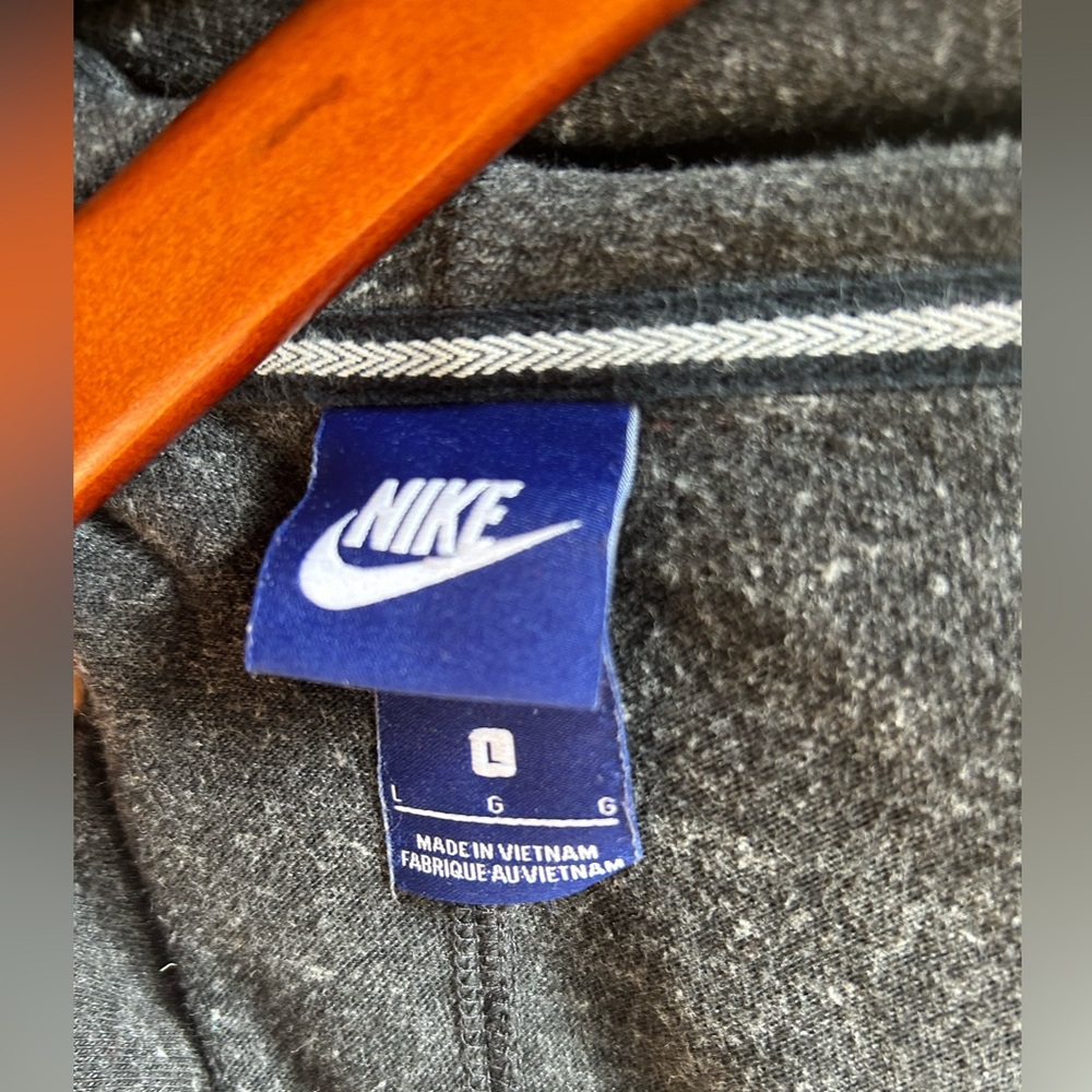 Nike Womens Charcoal Zip-Up Sweater - Picture 5 of 5